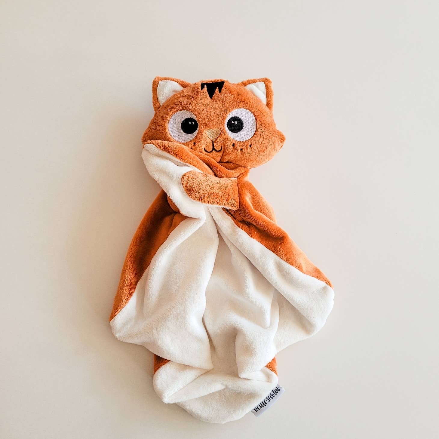 Ferguson the Rust Cat Baby Blankie by Veille Sur Toi