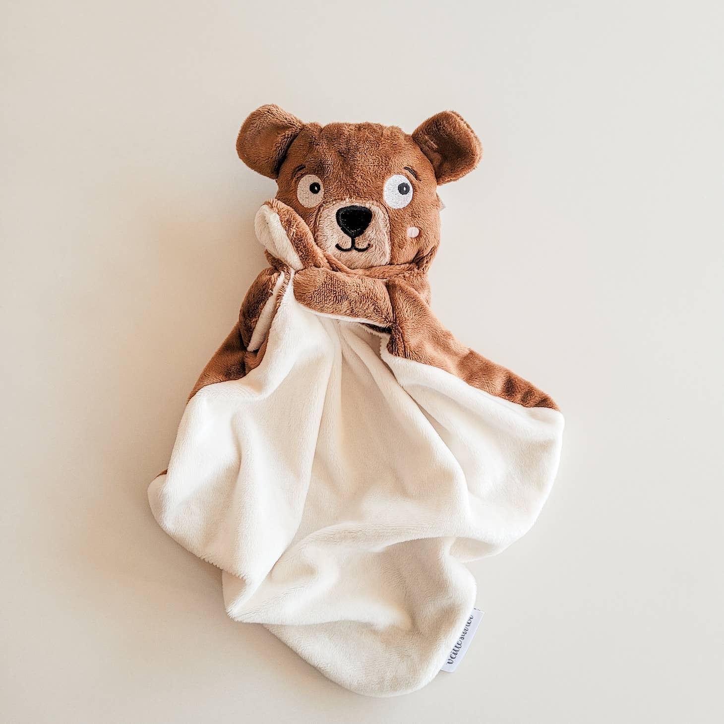 Winston the Brown Bear Baby Blankie by Veille Sur Toi