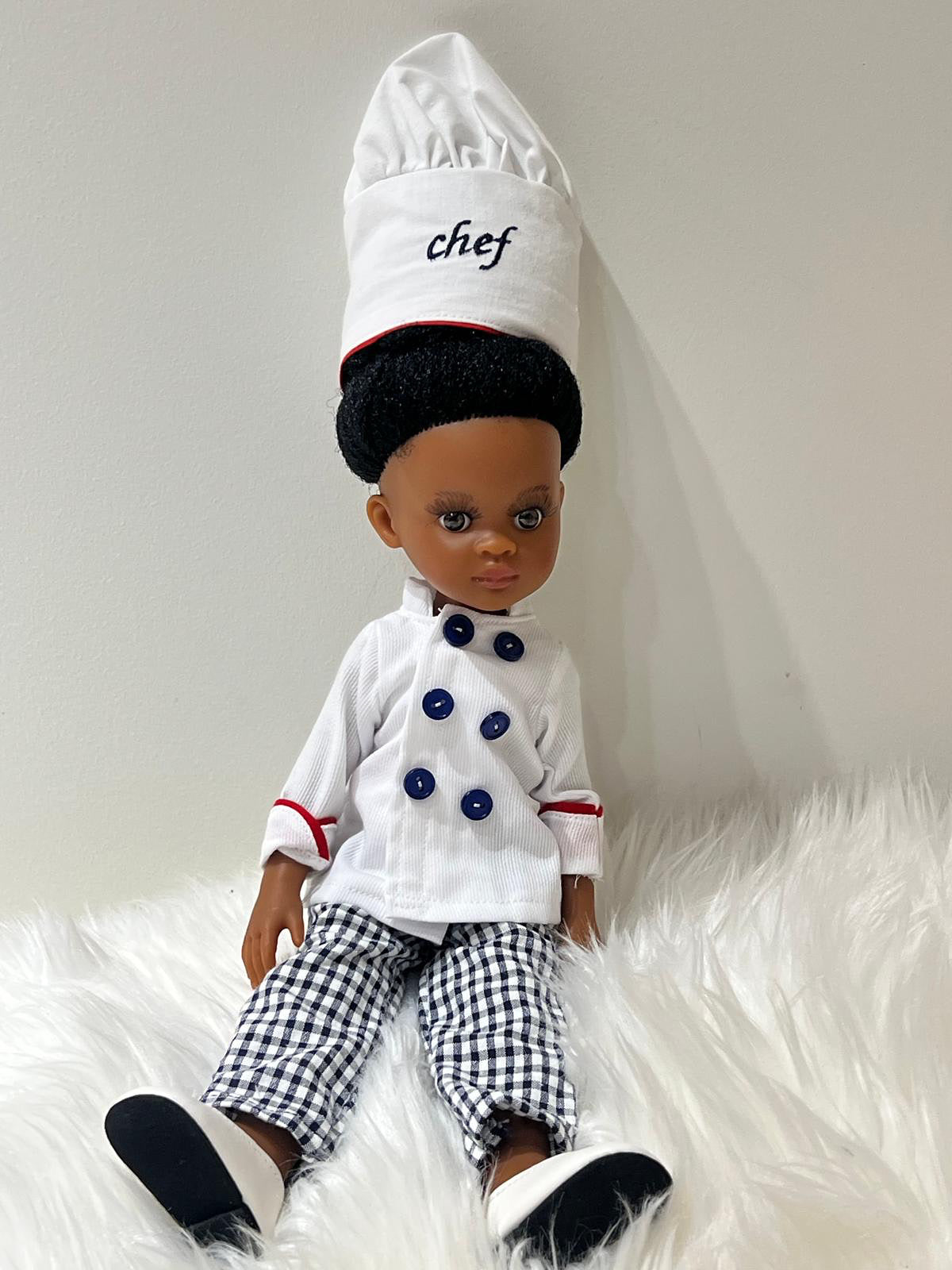 Bontle African Doll by Sibahle – Brown Skin Doll with Afro-Textured Hair in Chef Outfit 👩🏾‍🍳