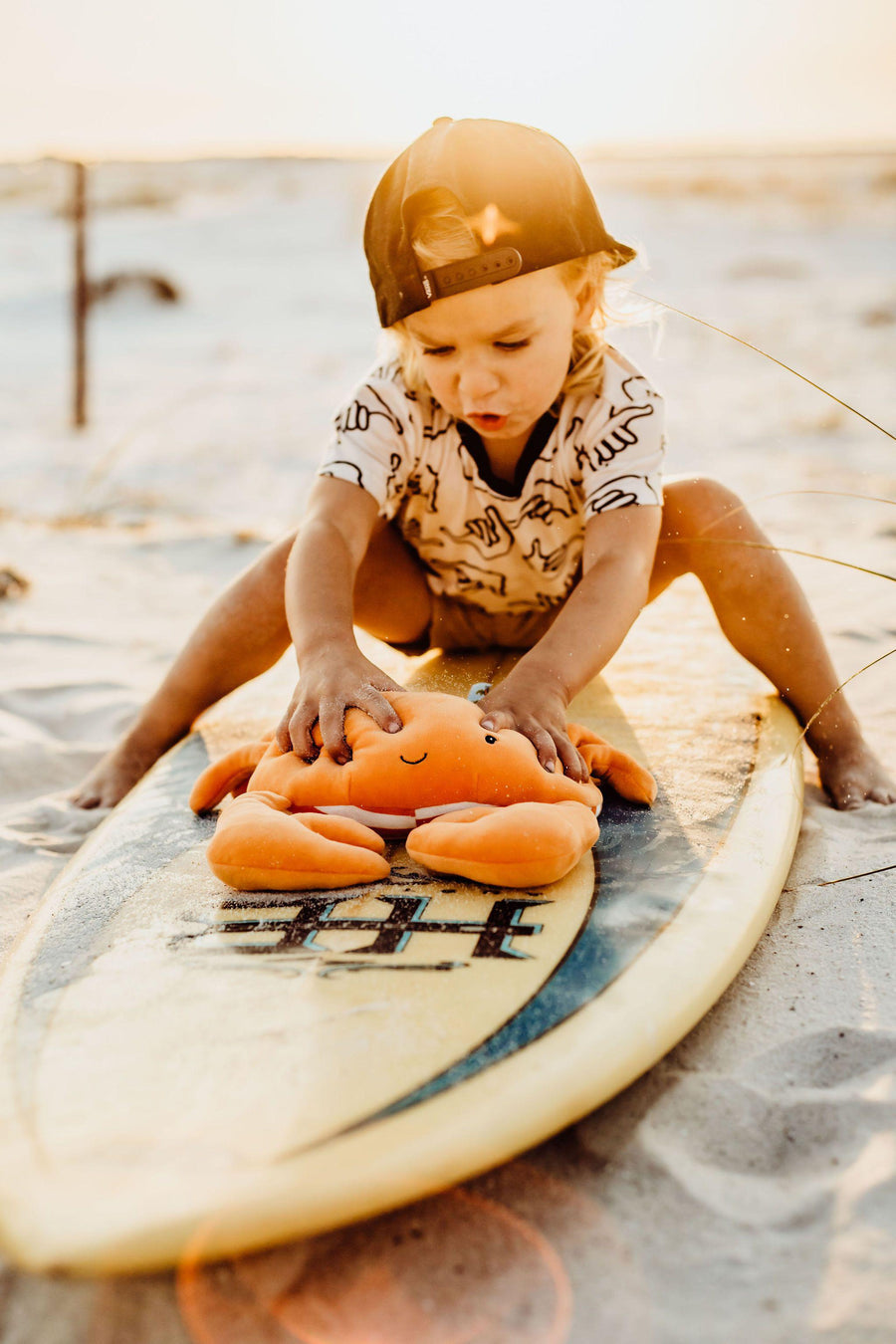 Happy Crab - Bunnies by the Bay