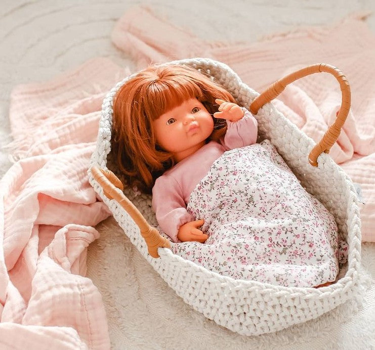 Red haired Anatomically Correct Baby Girl 38 cm by Miniland (Colourful Edition)