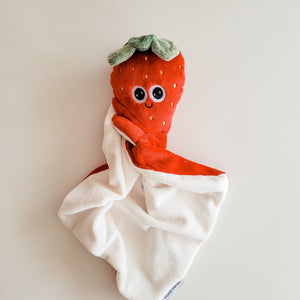 Mary the Strawberry Baby Blankie by Veille Sur Toi