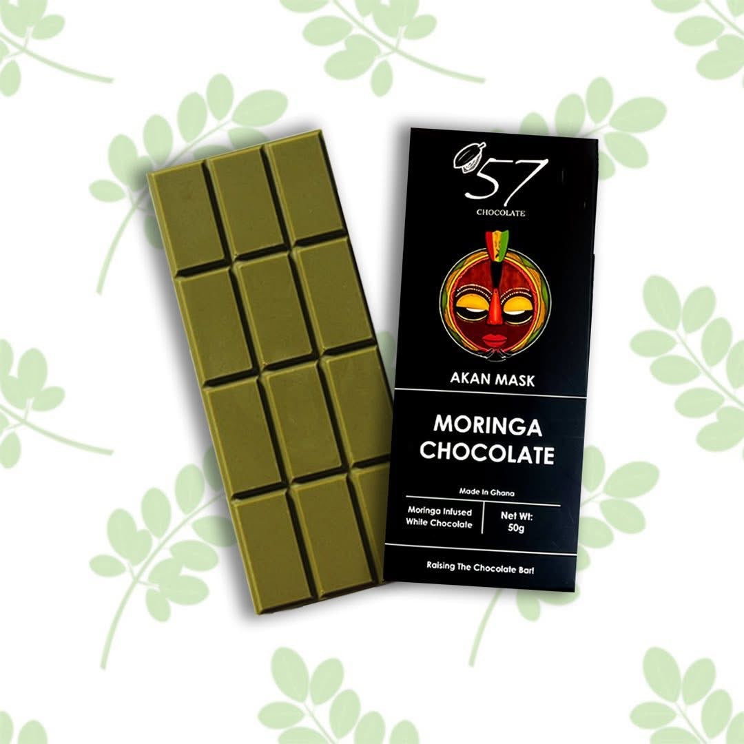 Moringa White Chocolate🌿 - 57 Chocolate