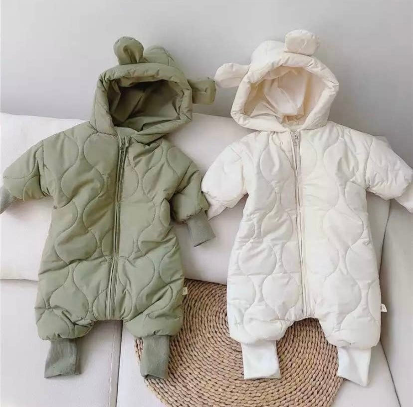 Annie & Charles® Warm Winter Jumpsuit (Mint Green)