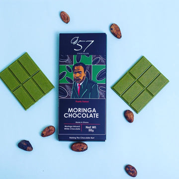 Moringa White Chocolate🌿 - 57 Chocolate