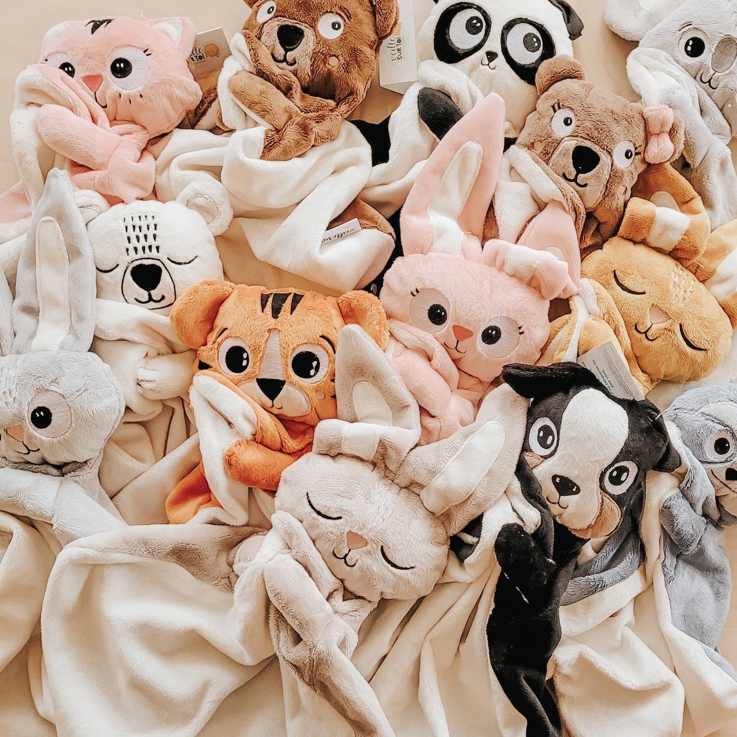 Mary the Strawberry Baby Blankie by Veille Sur Toi