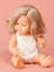 Caucasian Dark Blonde Baby Girl 38 cm by Miniland (Colourful Edition)