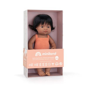 Latin American Baby Girl 38 cm by Miniland (Colourful Edition)