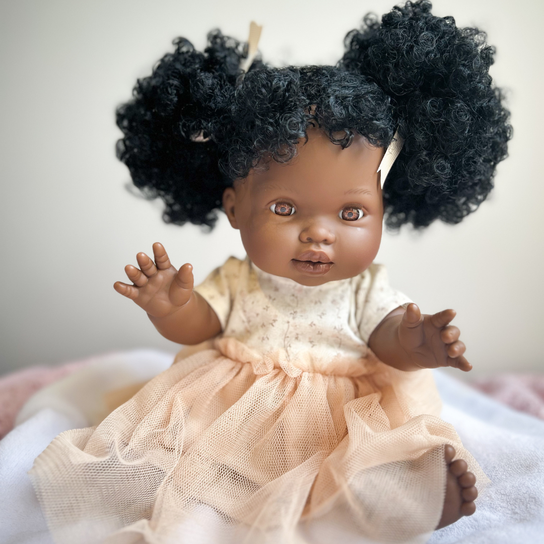Sara - Anatomically Correct Doll, Black Hair, Brown Eyes