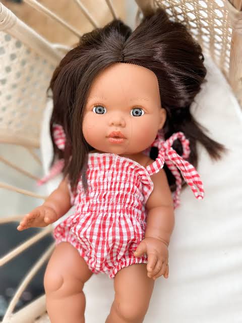Isabel - Anatomically Correct Doll, Brown Hair & Blue Eyes