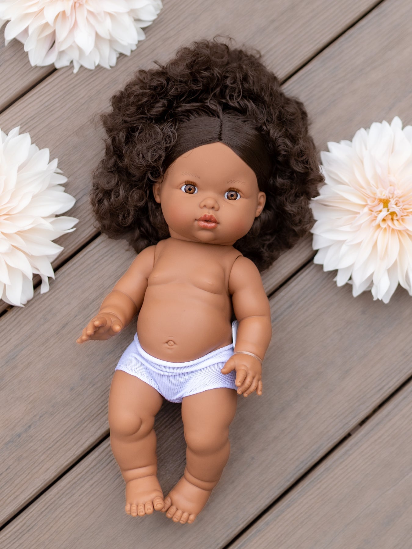 Zaara - Biracial Anatomically Correct Eco-Friendly Doll - Mini Coletto