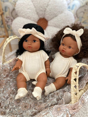 Zaara - Biracial Anatomically Correct Eco-Friendly Doll - Mini Coletto