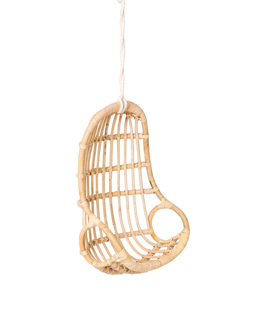 Rattan Hanging Chair For Doll - Poppie Toys