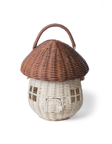 Mushroom House Basket - Poppie Toys