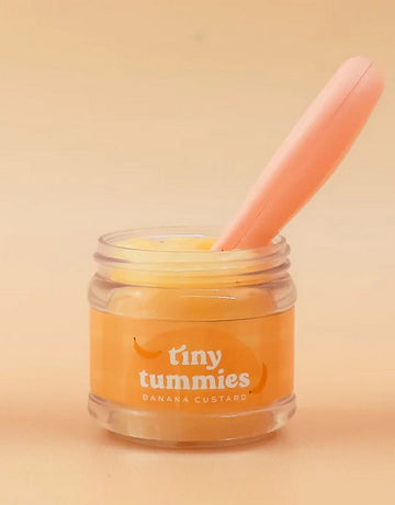 Tiny Tummies Banana Custard 🍌 Food Jar And Spoon Set - Tiny Harlow