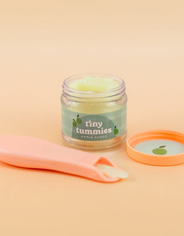Tiny Tummies Apple Purée 🍏 Food Jar And Spoon Set - Tiny Harlow