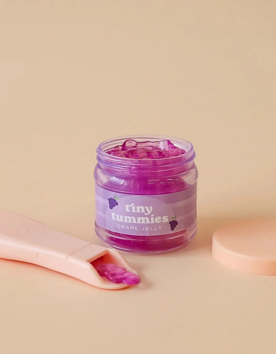 Tiny Tummies Grape Jelly 🍇 Food Jar And Spoon Set - Tiny Harlow