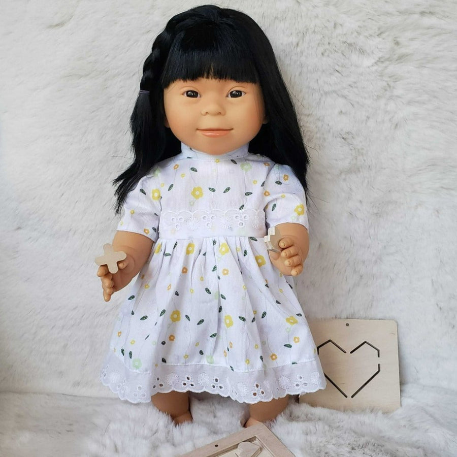 Asian Anatomically Correct Baby Girl Doll With Down Syndrome Features - Tyber
