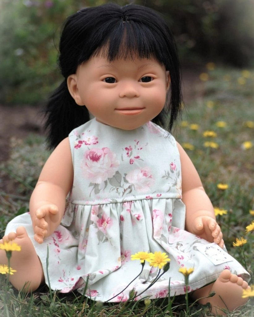 Asian Anatomically Correct Baby Girl Doll With Down Syndrome Features - Tyber
