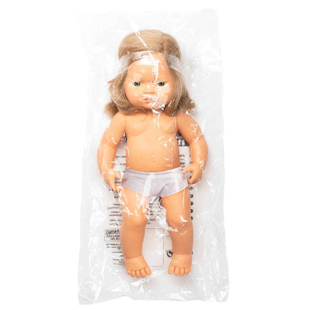 Blonde Girl Vitiligo Doll