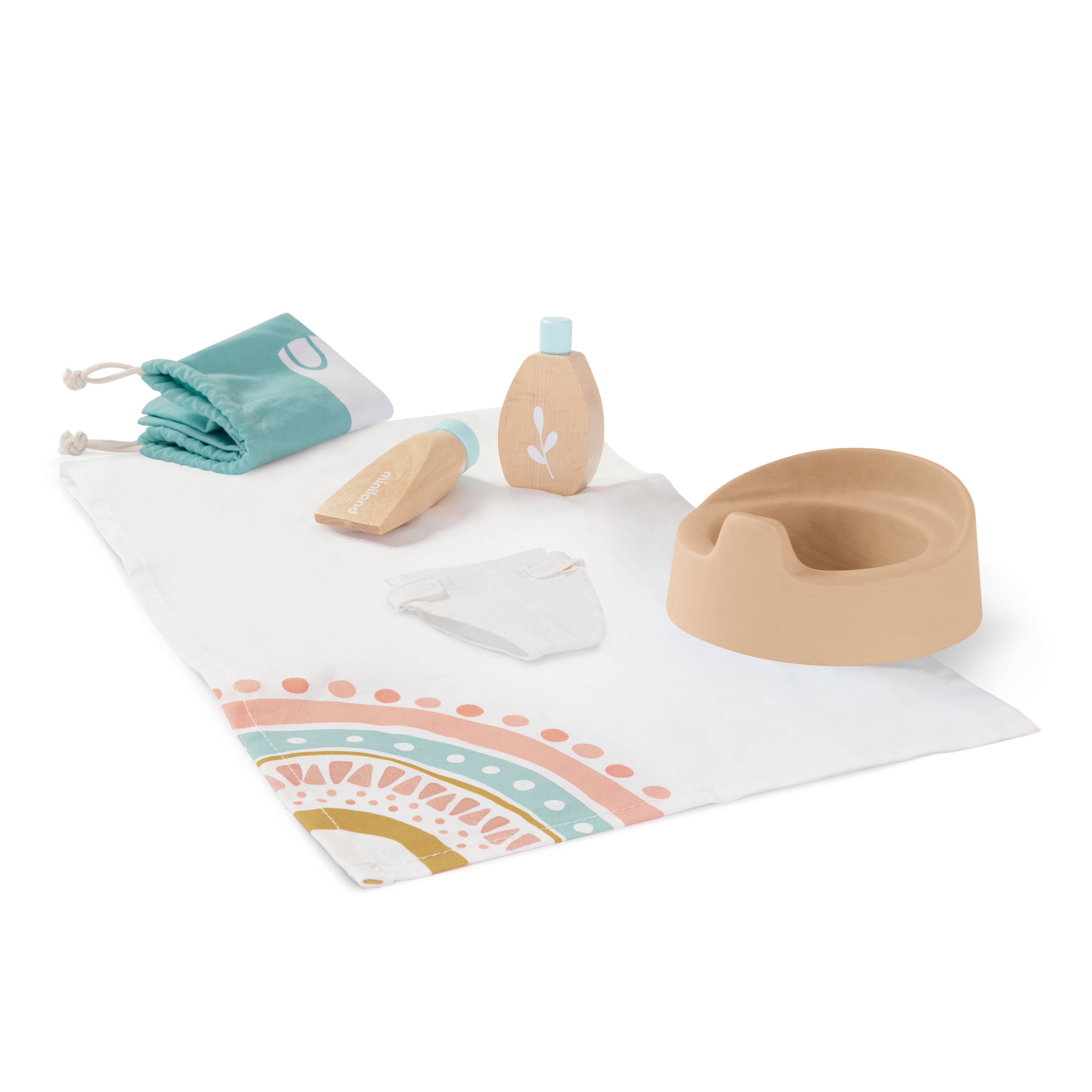 Doll Wooden Care Set