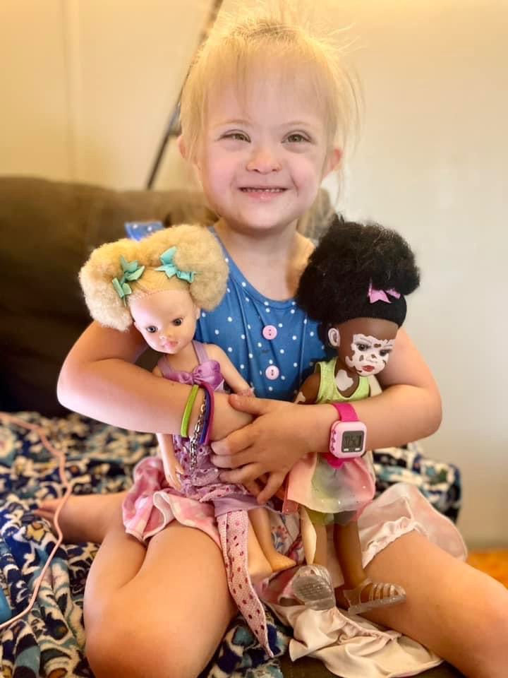 Zuri Afro Hair Doll with Albinism