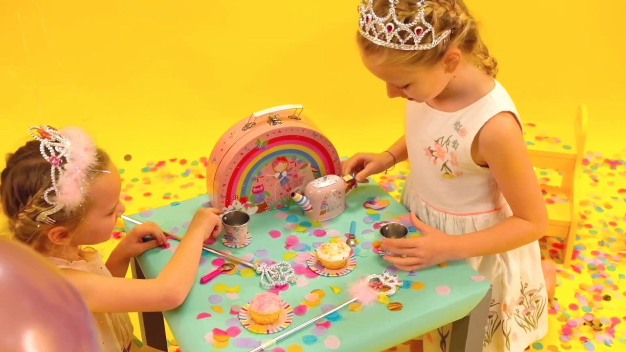 Rainbow Fairy Tin Tea Set by Floss & Rock