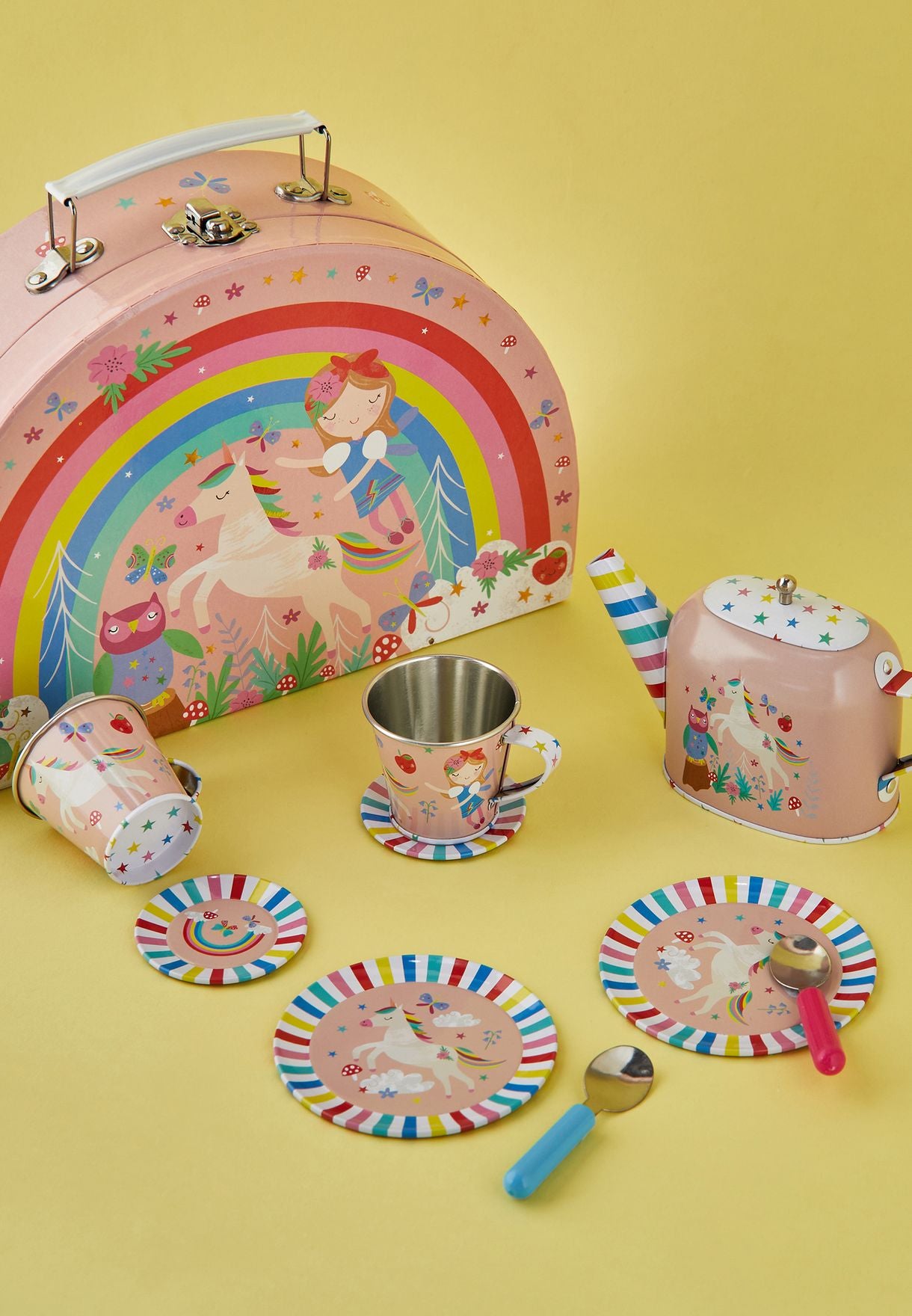 Rainbow Fairy Tin Tea Set by Floss & Rock