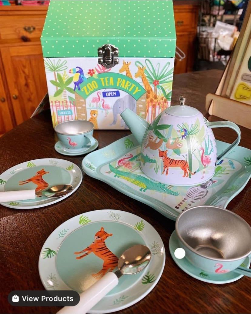 Jungle Tin Tea Set by Floss & Rock