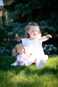 Baby Doll with Down Syndrome Girl – Blonde Hair