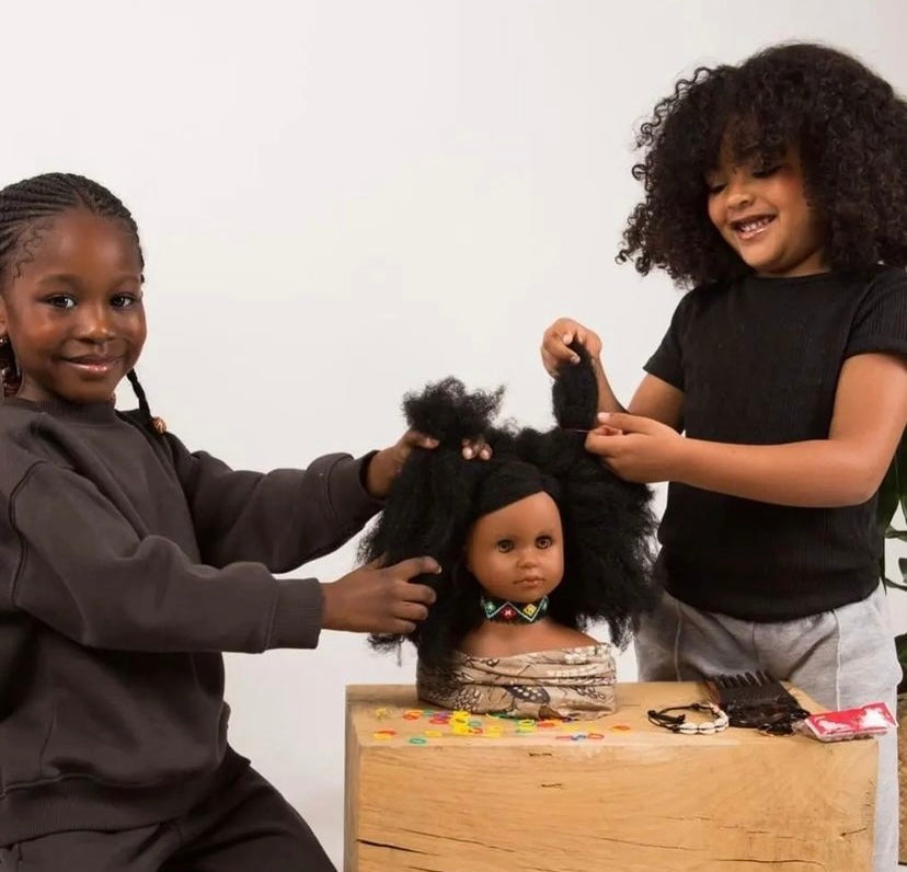 Urbi Dolls Textured Hair Styling Doll Head