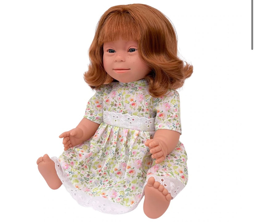 Baby Doll with Down Syndrome Girl – Red Hair